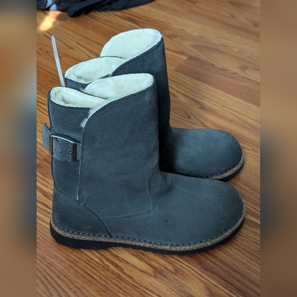 Birkenstock Uppsala Shearling Suede Leather - Picture 6 of 9